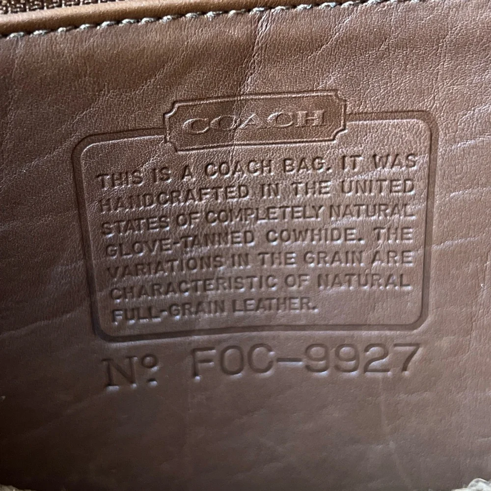 Vintage Coach Willis Crossbody Bag - Picture 9 of 9